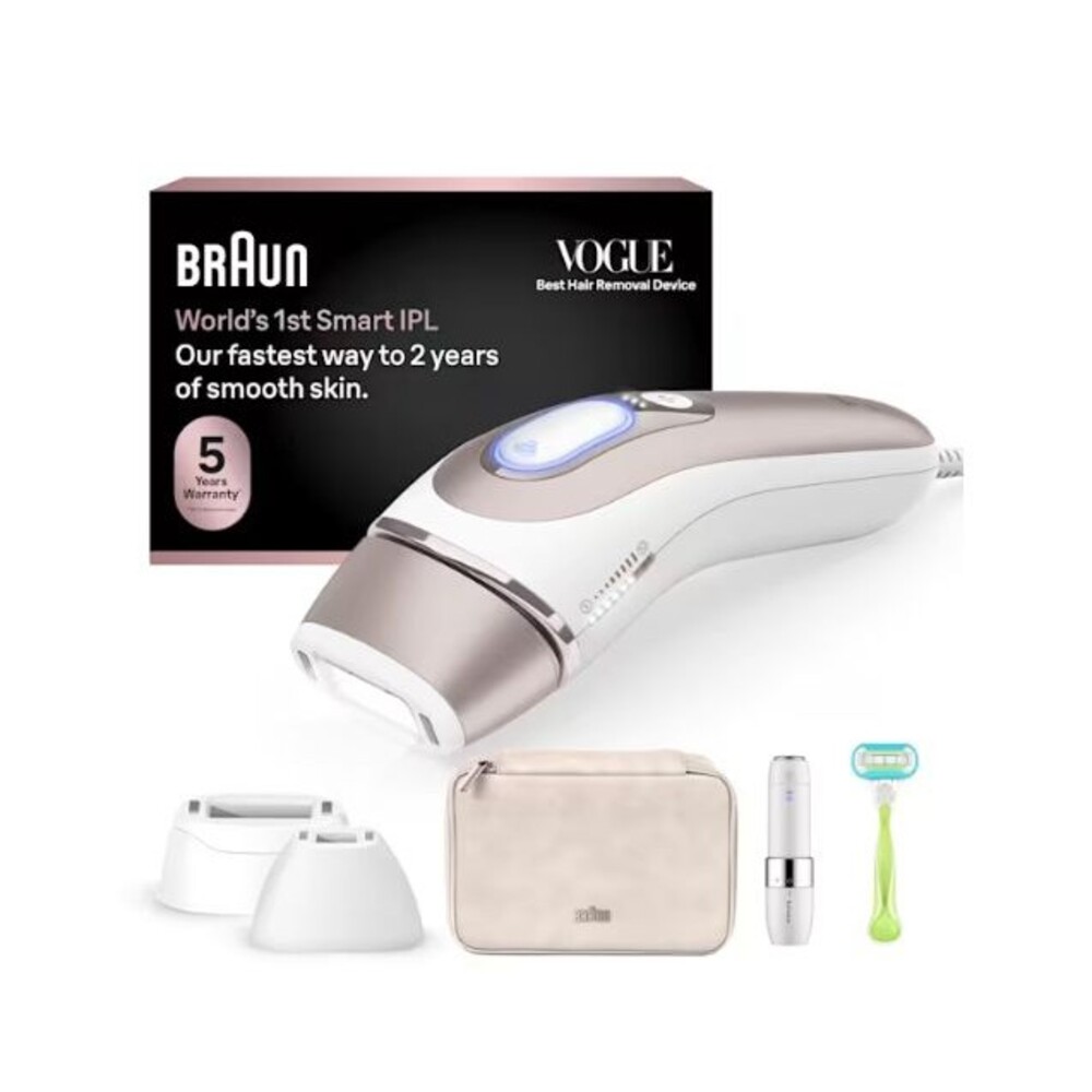 Braun Smart IPL Skin i·Expert Pro 7 Laser Hair Removal,Venus Facial Hair Trimmer